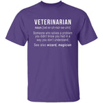 Veterinarian Definition T-Shirt CustomCat