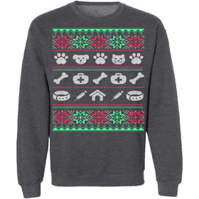 Veterinarian Ugly Christmas Sweater CustomCat