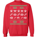 Veterinarian Ugly Christmas Sweater CustomCat