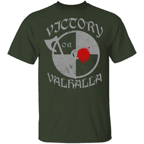 Victory or Valhalla T-Shirt CustomCat