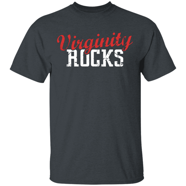 Virginity Rocks T-Shirt CustomCat
