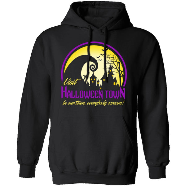 Visit Halloween Town T-Shirt CustomCat