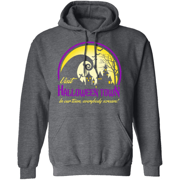 Visit Halloween Town T-Shirt CustomCat