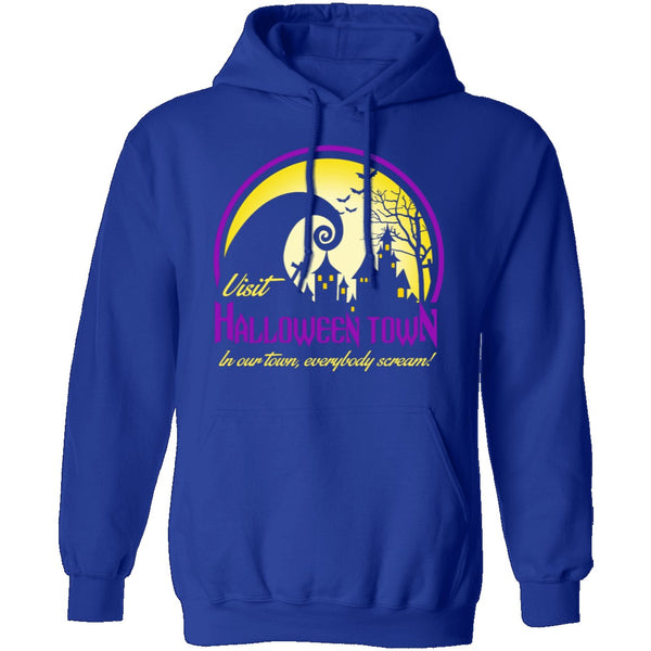 Visit Halloween Town T-Shirt CustomCat