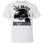 Visit The Grave Outdoors T-Shirt CustomCat