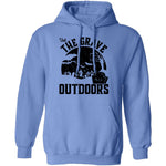 Visit The Grave Outdoors T-Shirt CustomCat