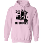 Visit The Grave Outdoors T-Shirt CustomCat