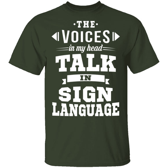 Voices In My Head T-Shirt CustomCat