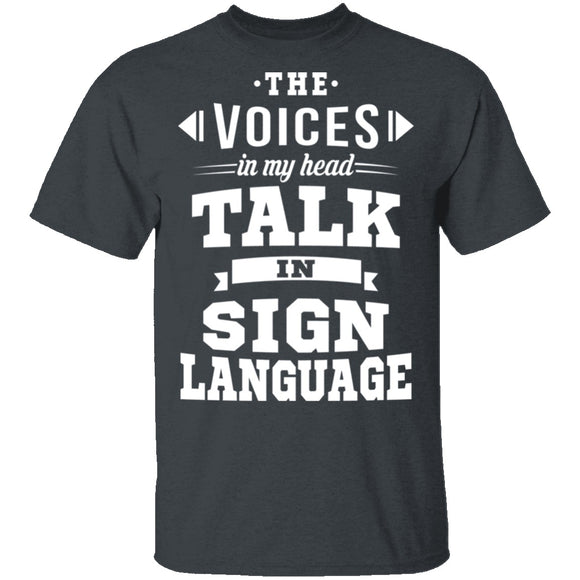 Voices In My Head T-Shirt CustomCat