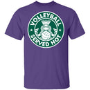 Volleyball Served Hot T-Shirt CustomCat