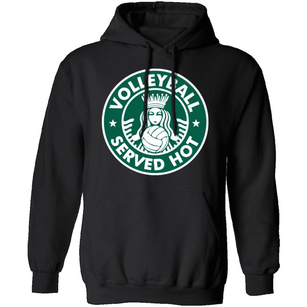 Volleyball Served Hot T-Shirt CustomCat