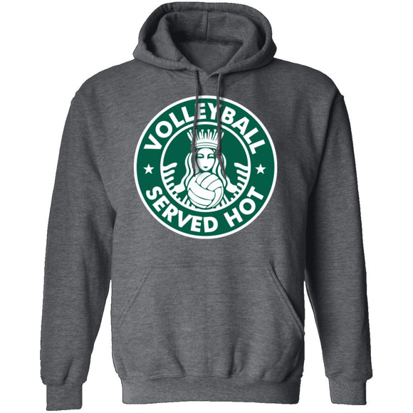Volleyball Served Hot T-Shirt CustomCat
