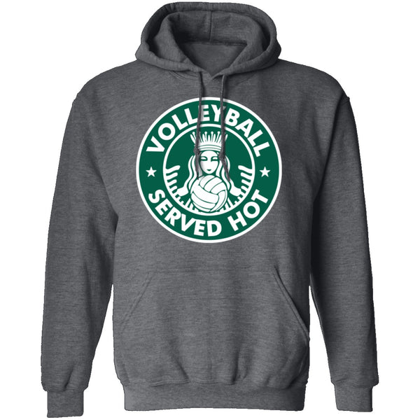 Volleyball Served Hot T-Shirt CustomCat