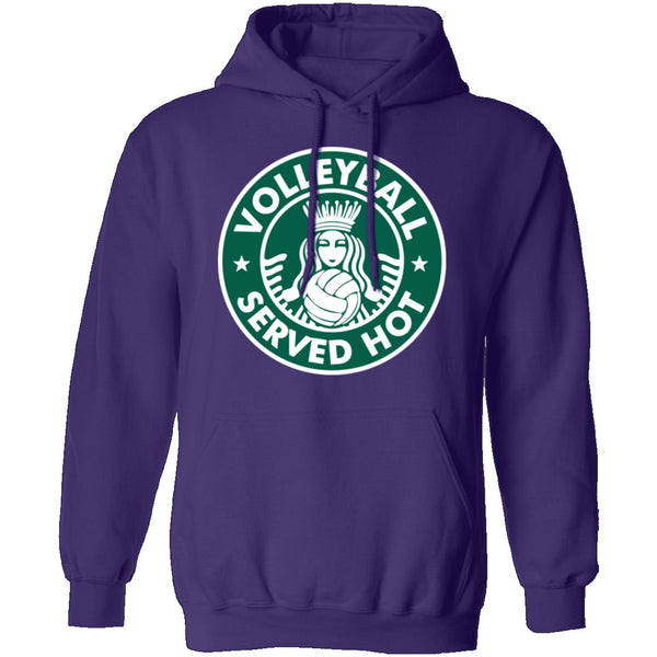 Volleyball Served Hot T-Shirt CustomCat
