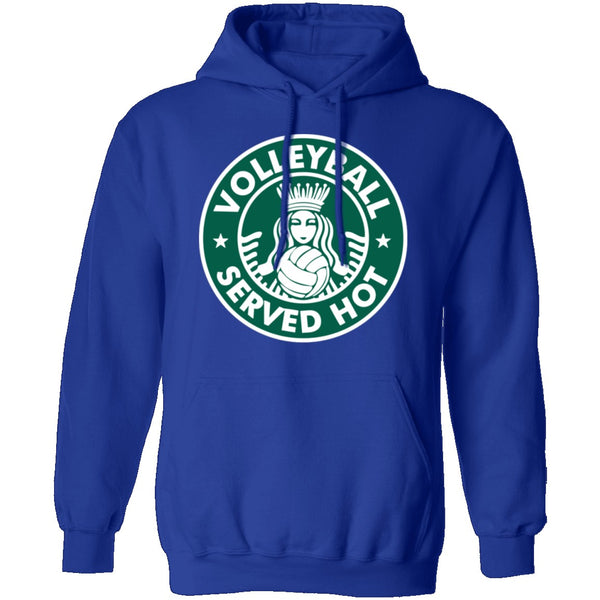 Volleyball Served Hot T-Shirt CustomCat