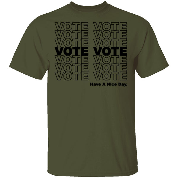Vote T-Shirt CustomCat