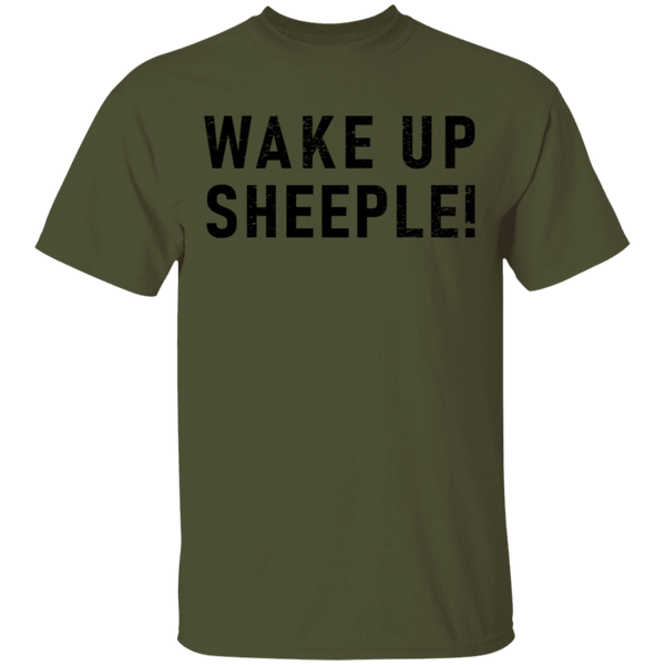 Wake Up Sheeple T-Shirt CustomCat