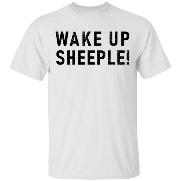 Wake Up Sheeple T-Shirt CustomCat