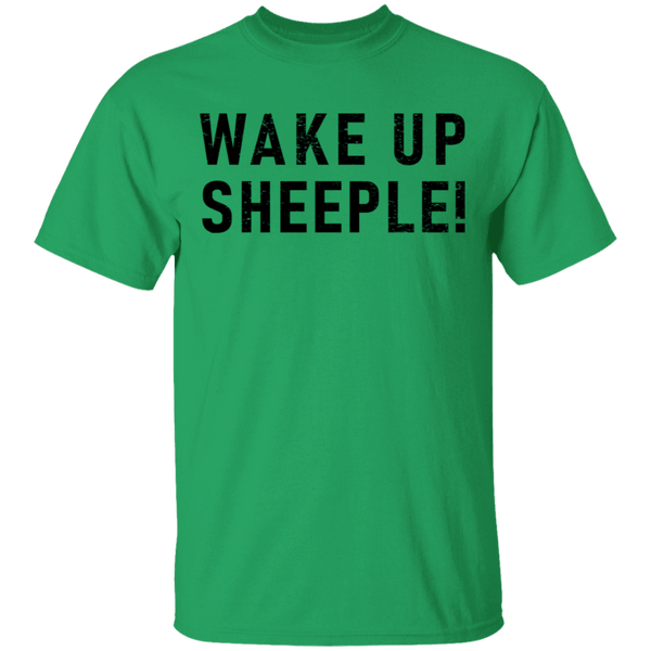 Wake Up Sheeple T-Shirt CustomCat