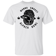Wanna Smoke Alpaca Bowl T-Shirt