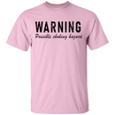 Warning Possible Choking Hazard T-Shirt CustomCat
