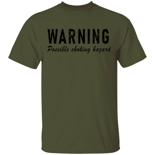 Warning Possible Choking Hazard T-Shirt CustomCat