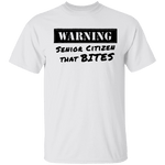 Warning Senior Citizen That Bites T-Shirt CustomCat