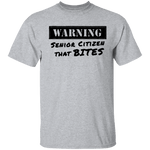 Warning Senior Citizen That Bites T-Shirt CustomCat