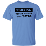 Warning Senior Citizen That Bites T-Shirt CustomCat