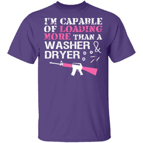 Washer Dryer T-Shirt CustomCat
