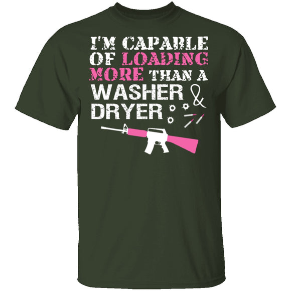 Washer Dryer T-Shirt CustomCat