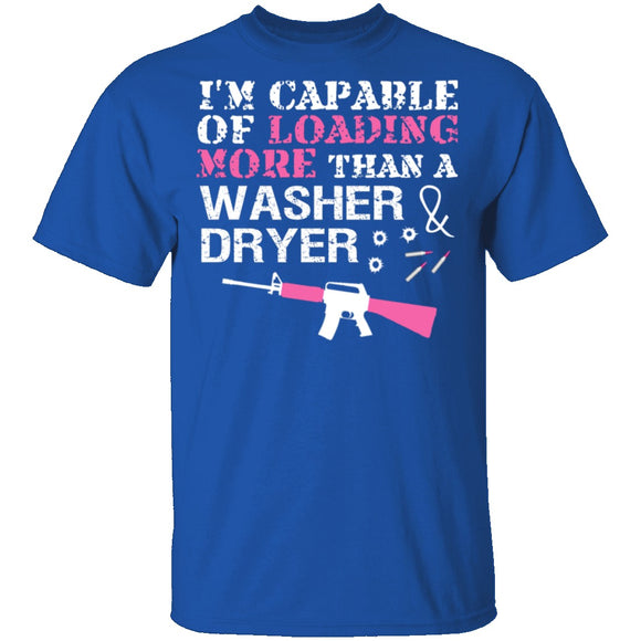 Washer Dryer T-Shirt CustomCat