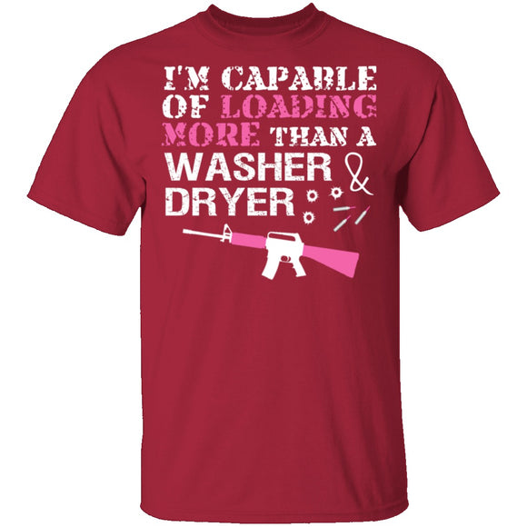 Washer Dryer T-Shirt CustomCat