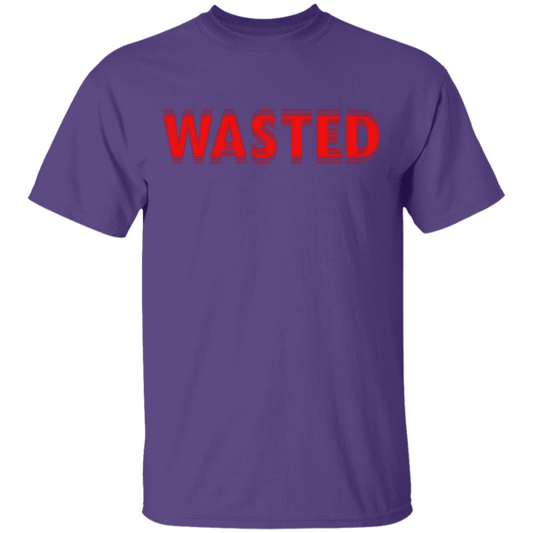 Wasted Grand Theft Auto T-Shirt CustomCat