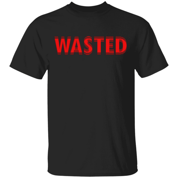 Wasted Grand Theft Auto T-Shirt CustomCat