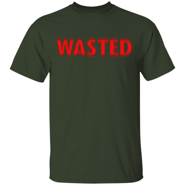 Wasted Grand Theft Auto T-Shirt CustomCat