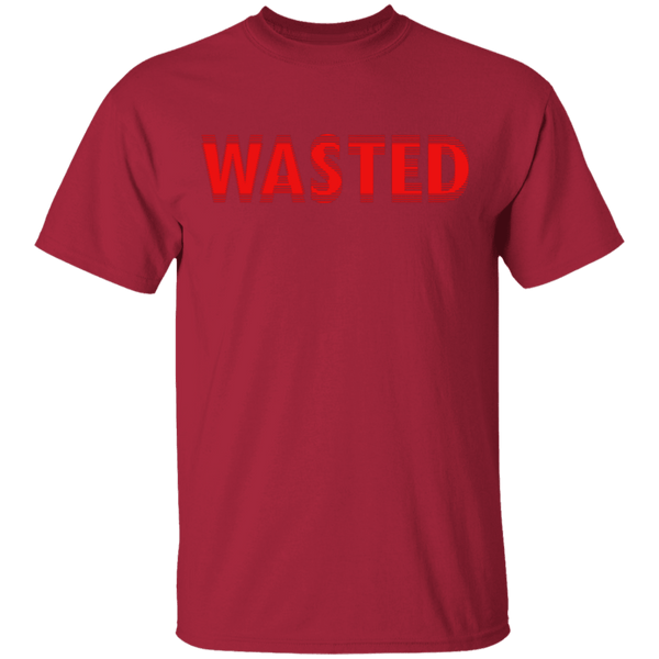 Wasted Grand Theft Auto T-Shirt CustomCat