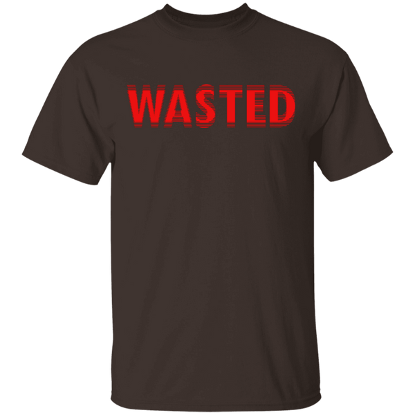 Wasted Grand Theft Auto T-Shirt CustomCat