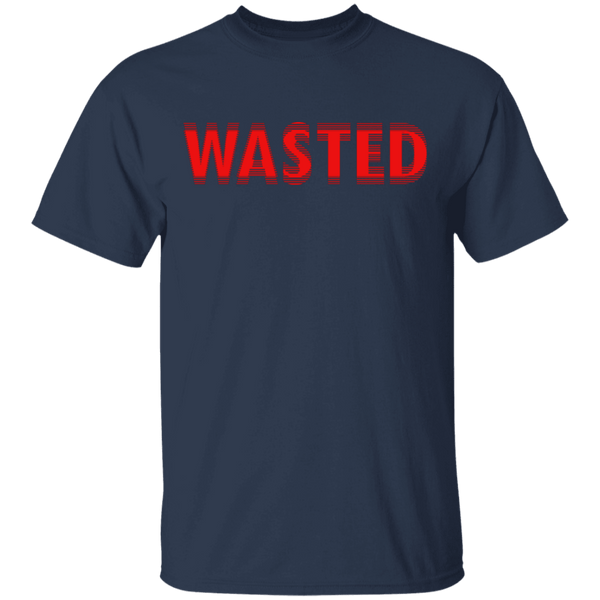 Wasted Grand Theft Auto T-Shirt CustomCat