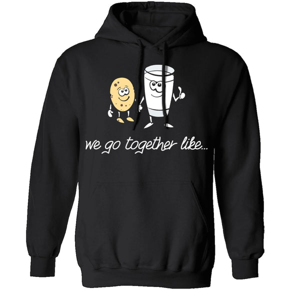 We Go Together Like Milk And Cookies T-Shirt CustomCat