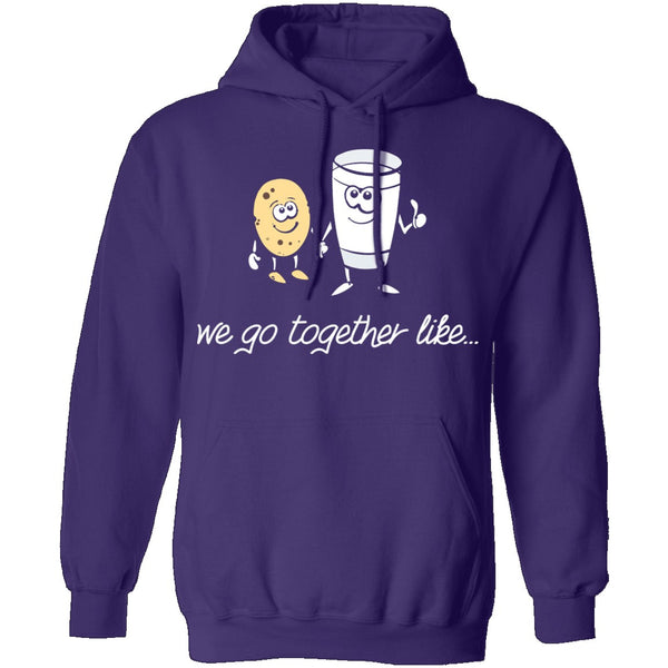 We Go Together Like Milk And Cookies T-Shirt CustomCat