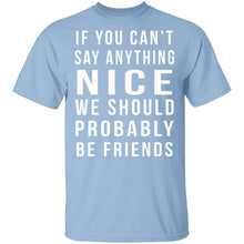 We Should Be Friends T-Shirt