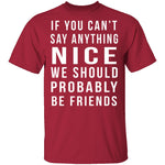 We Should Be Friends T-Shirt CustomCat