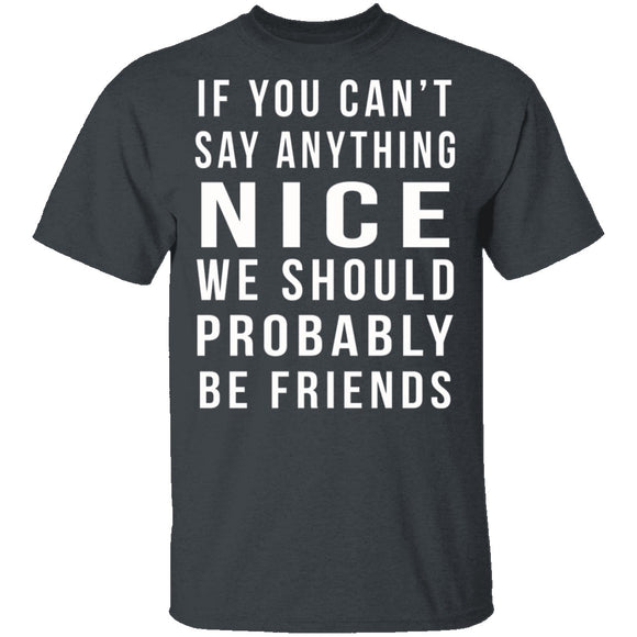 We Should Be Friends T-Shirt CustomCat