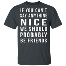 We Should Be Friends T-Shirt CustomCat