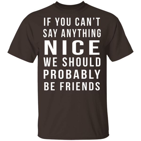 We Should Be Friends T-Shirt CustomCat