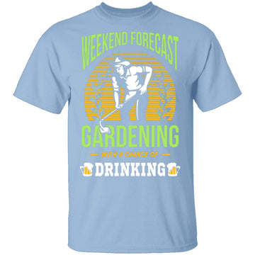 Weekend Forecast T-Shirt CustomCat