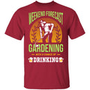 Weekend Forecast T-Shirt CustomCat