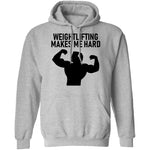 Weightlifting Makes Me Hard T-Shirt CustomCat