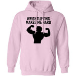Weightlifting Makes Me Hard T-Shirt CustomCat